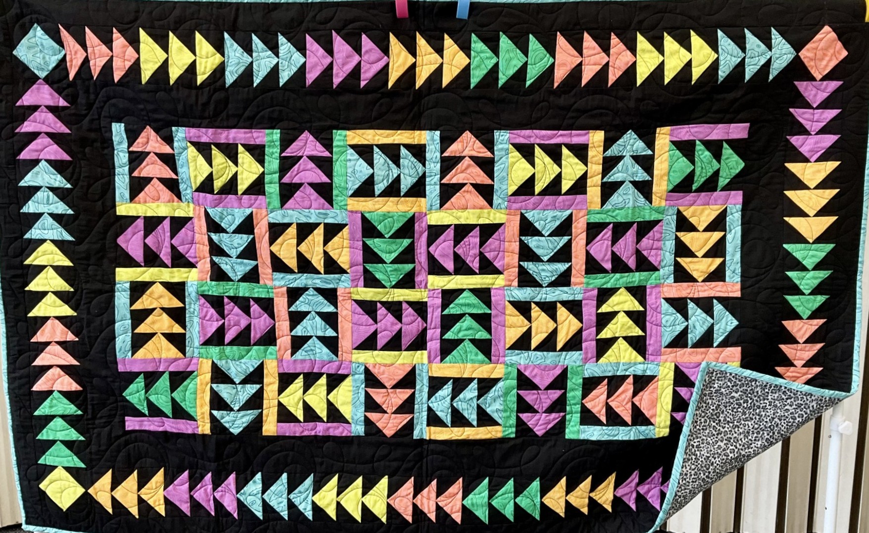 Multi coloured triangles