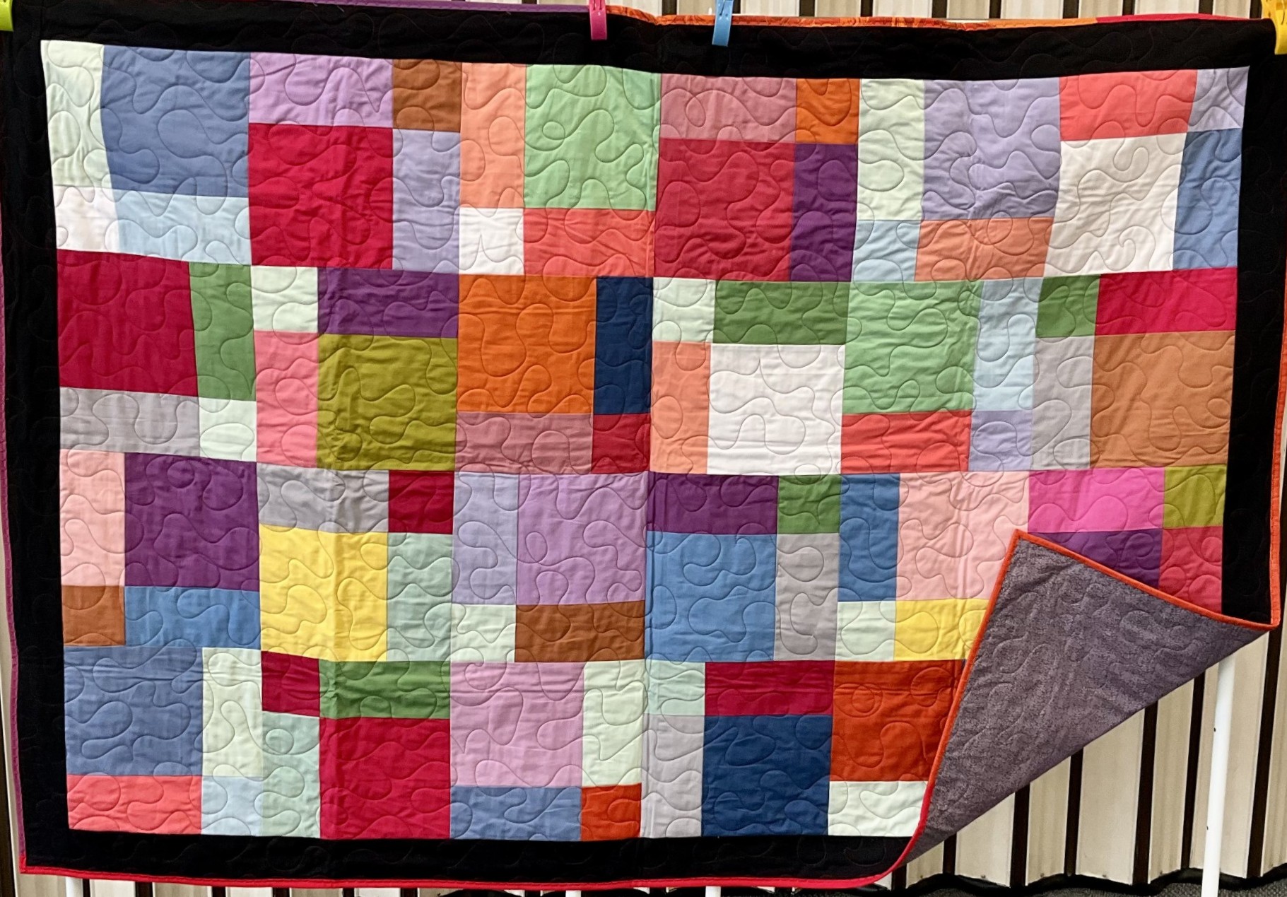 Multi coloured squares and rectangles