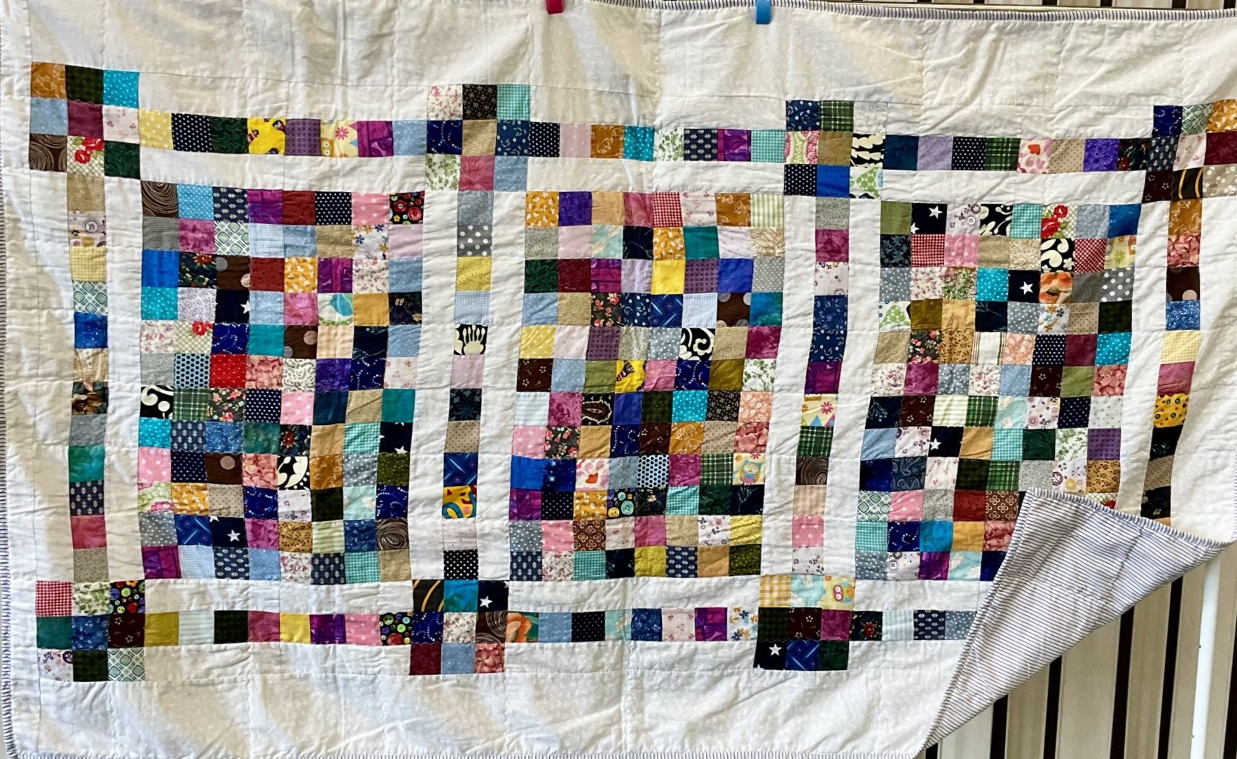Multi coloured small squares